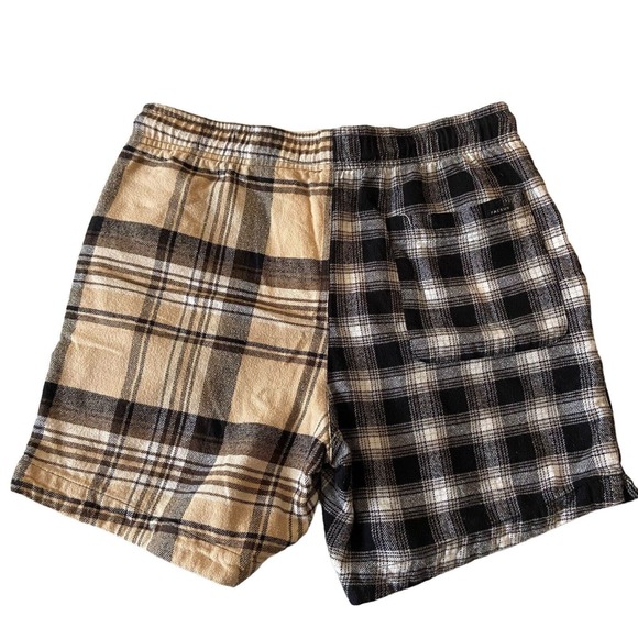 Pacsun Volley Mens Shorts Plaid PatchWork Multicolor Small Academia Skater - Picture 3 of 12